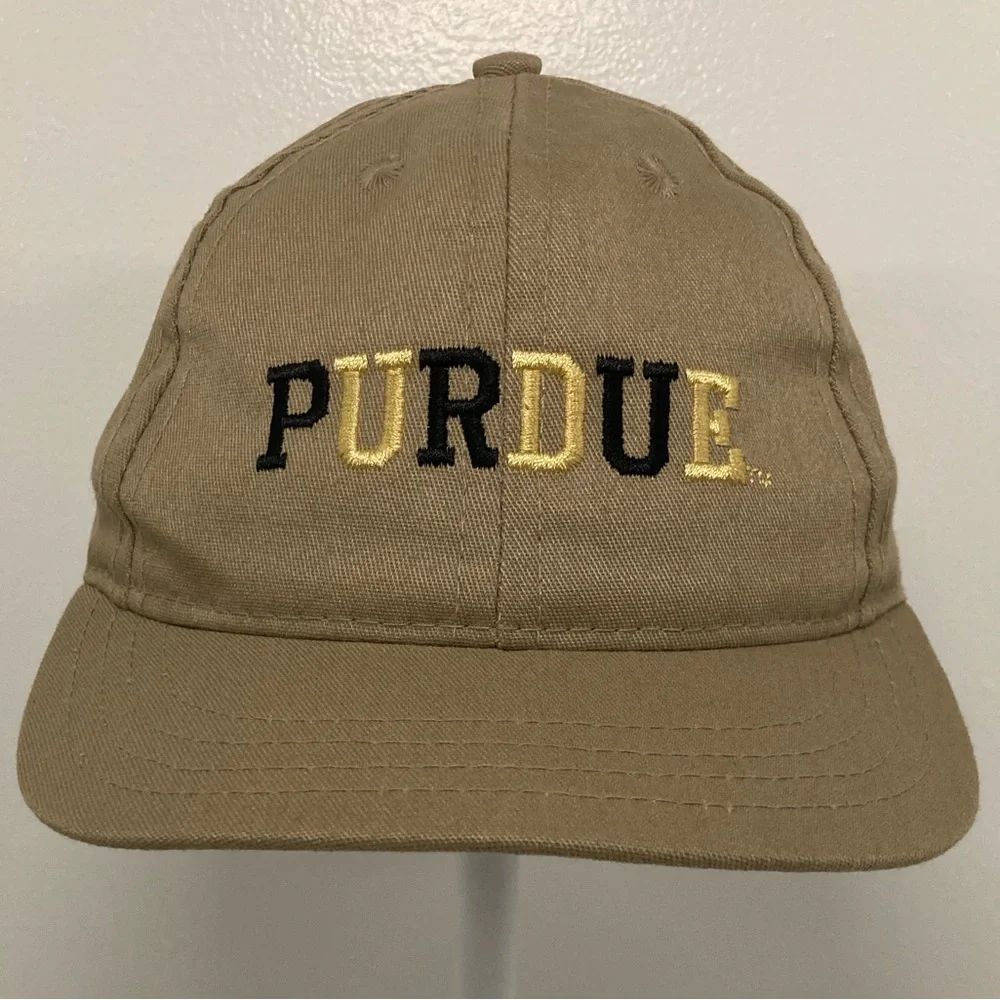 Purdue Embroidered Kids Cap Black Gold College Spirit Boilermaker Special Hat
